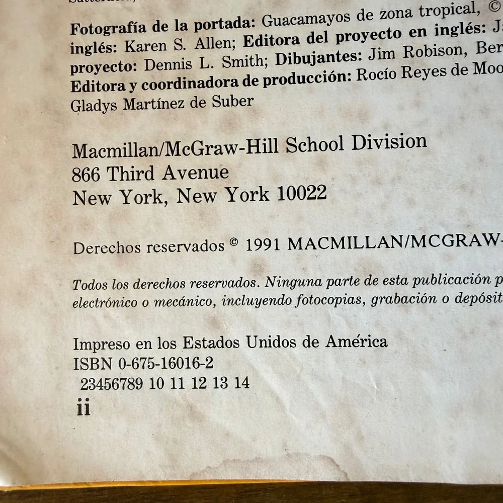 3pc Vintage Investiguemos en Ciencia 4 5 6 Puerto Rico Spanish School Books